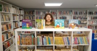 Agata Widzowska gościem biblioteki w Brzeziu