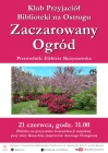 [PL]Klub Przyjaciół Biblioteki na Ostrogu - wycieczka do Zaczarowanego Ogrodu