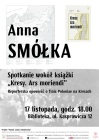 Anna Smółka - spotkanie wokół książki ,,Kresy. Ars moriendi''