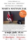 Marta Matyszczak w Klubie Przyjaciół Biblioteki 